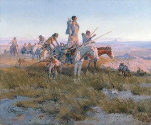 アメリカインディアン絵画