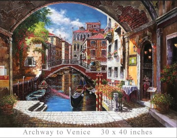 アーチウェイ ヴェニス 30x40 インチ USD169 Oil Paintings